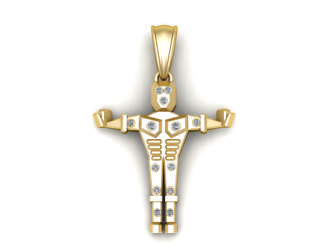 Men Women Hip Hop Angel PENDANT 3D प्रिंट मॉडल