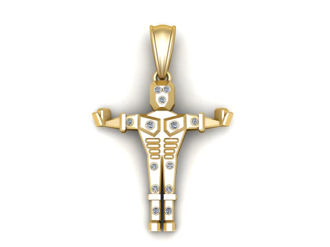 Men Women Hip Hop Angel PENDANT 3D Print Model