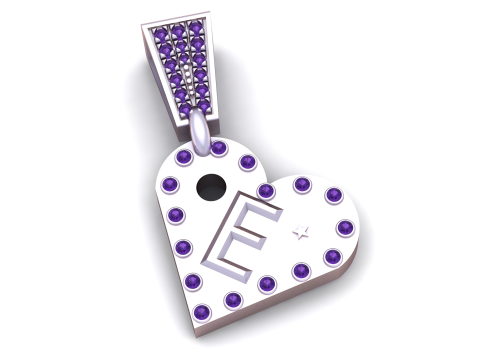 Letter Sliders Cham pendant Modèles 3D en vedette