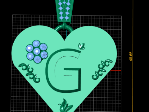 Buy Yellow Gold pendant 3Dプリントモデル