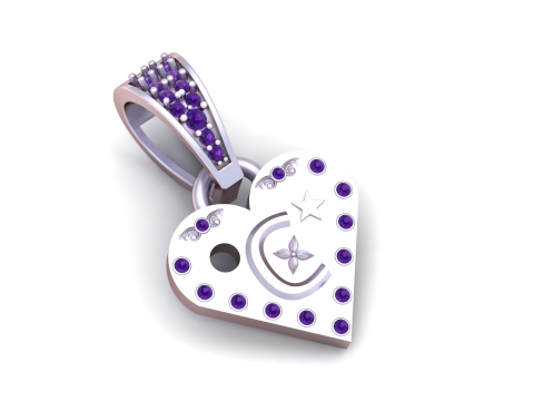 C 3d printable model PENDANT 3Dプリントモデル