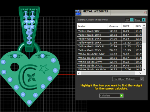 C 3d printable model PENDANT 3D Print Model
