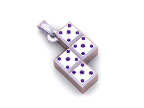GAMES BOX GOLD PENDANT Modelo de Impressão 3D