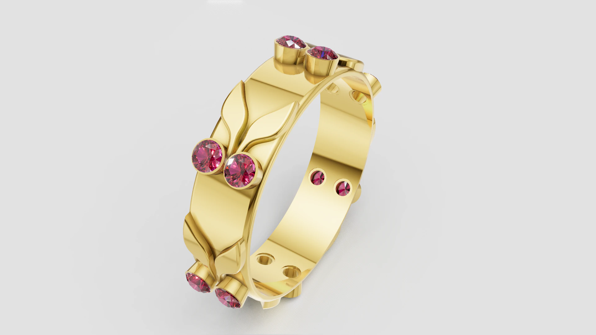 BRACELET GOLD PENDANT 3D Print Model .c4d .max .obj .3ds .fbx .stl .blend 