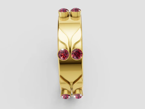 BRACELET GOLD PENDANT 3D Print Model
