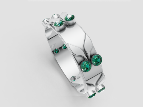 BRACELET GOLD PENDANT 3D Print Model