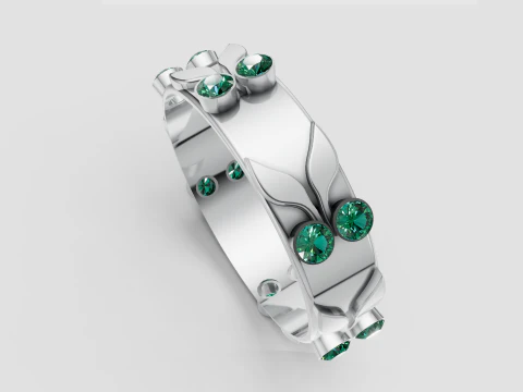 BRACELET GOLD PENDANT 3D Print Model