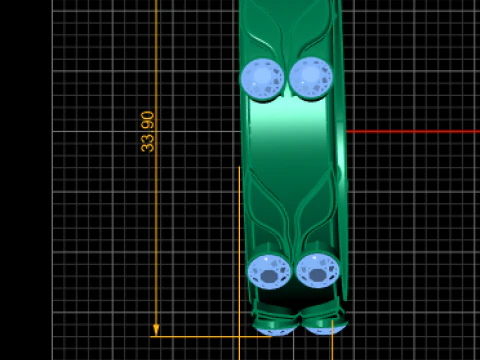 BRACELET GOLD PENDANT 3D Print Model