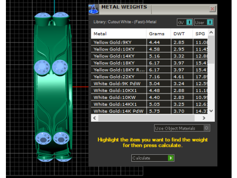 BRACELET GOLD PENDANT 3D Print Model