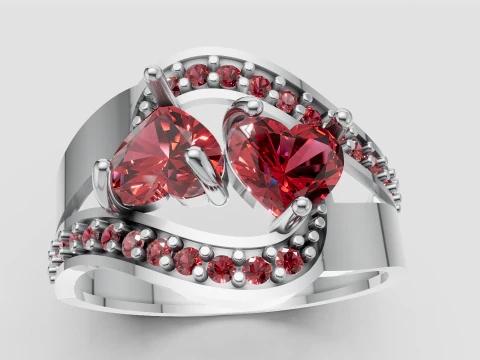 ゴールドリング 3Dプリントモデル