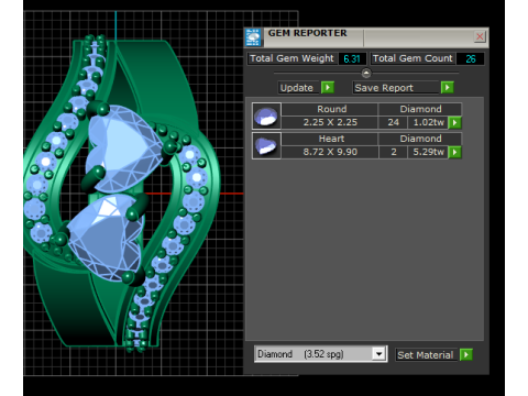 GOLD RING 3D Print Model