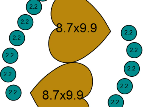 ゴールドリング 3Dプリントモデル