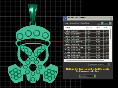 SKULL DANGEROUS PEDANT 3D Print Model