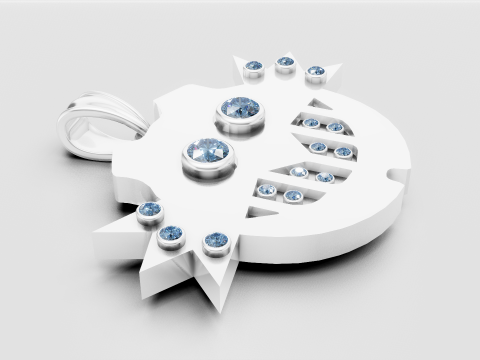 FUNNY FACES PENDANT 3D Baskı Modeli