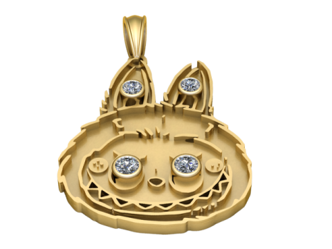 Animal FUNNY PENDANT 3D-printmodel
