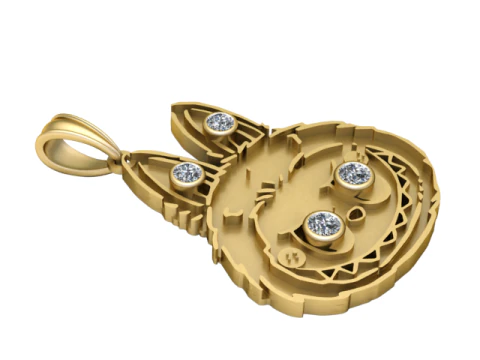 Animal FUNNY PENDANT 3D Print Model