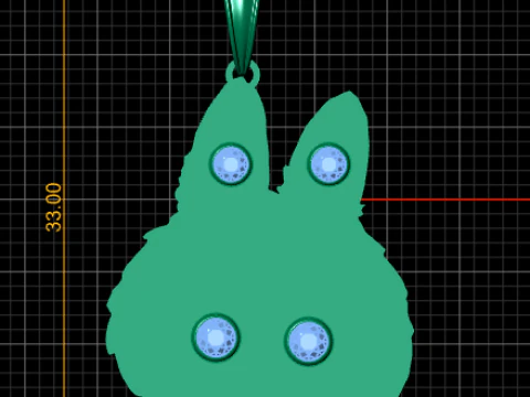 Animal FUNNY PENDANT 3D Print Model