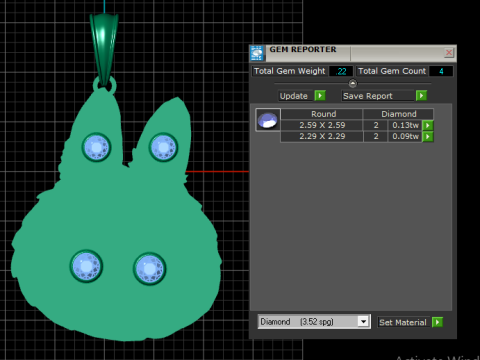 Animal FUNNY PENDANT 3D-printmodel