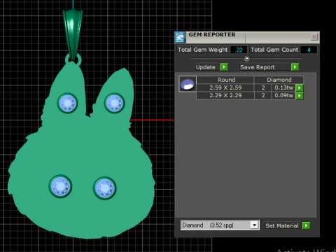 Animal FUNNY PENDANT 3D Print Model