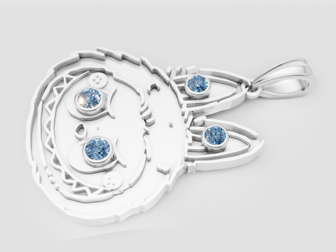Animal FUNNY PENDANT 3D-printmodel