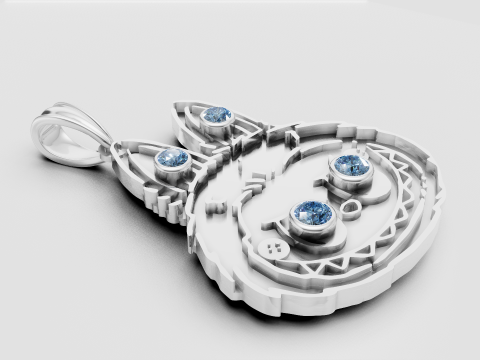 Animal FUNNY PENDANT 3D-printmodel