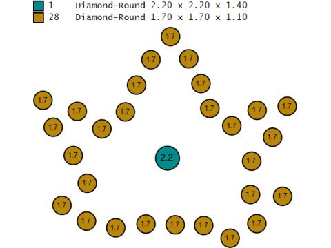 LEAVES GOLD PENDANT 3D Print Model