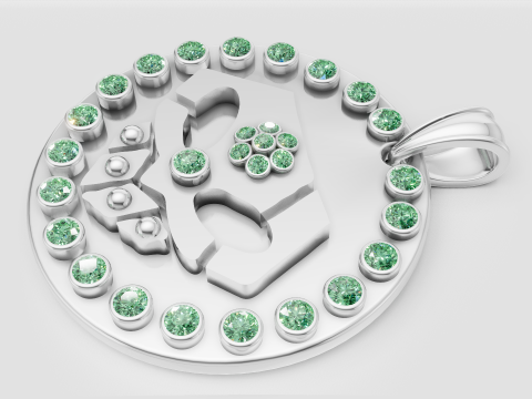 SKULL FACES PENDANT Modello di stampa 3D