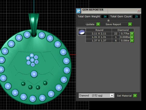 SKULL FACES PENDANT Modello di stampa 3D