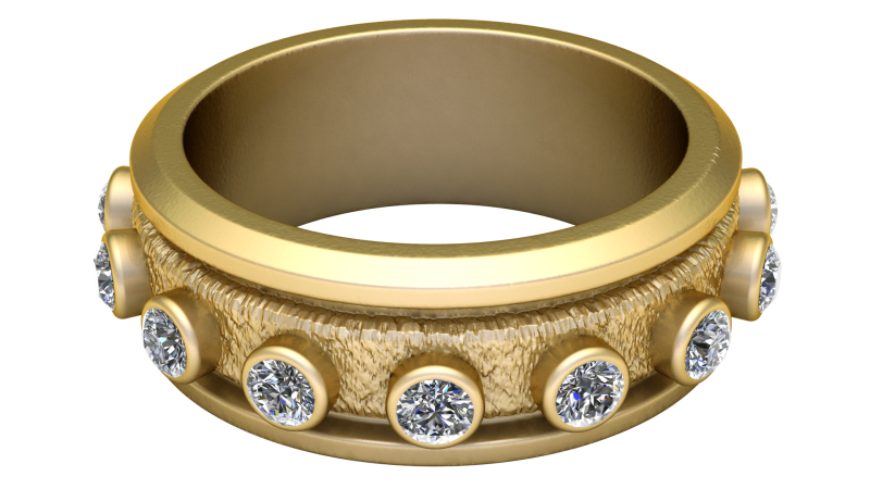Bracelet GOLD PENDANT 3D प्रिंट मॉडल .c4d .max .obj .3ds .fbx .stl .blend