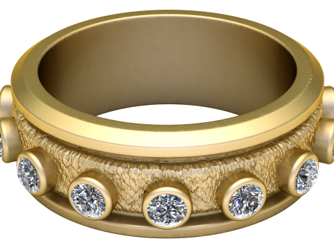 Bracelet GOLD PENDANT 3D Print Model