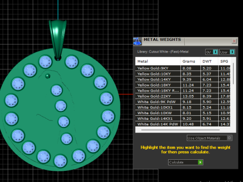 PAROAT GOLD PENDANT 3D Baskı Modeli