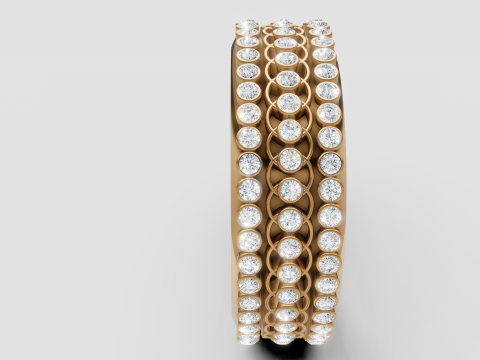 BRACELET GOLD PENDANT 3D Print Model