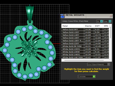 LEAVES FLOWER PENDANT Modèles 3D en vedette