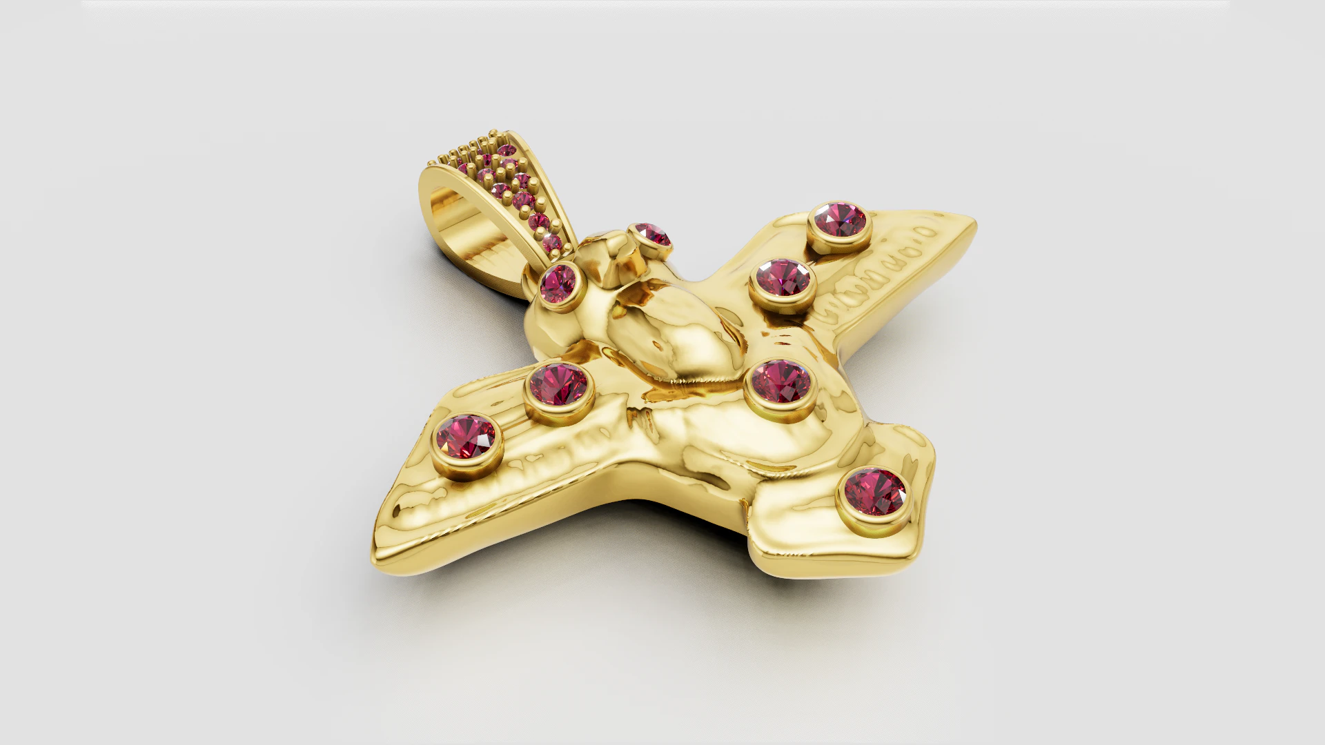 BUDS PENDANT 3D Print Model .c4d .max .obj .3ds .fbx .stl .blend 