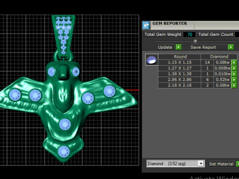 BUDS PENDANT 3D Print Model