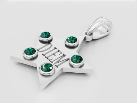 STAR DIEM PENDANT 3D Print Model