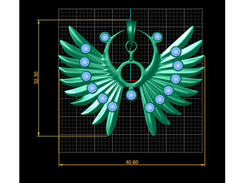 STYLE GOLD PENDANT 3D Print Model