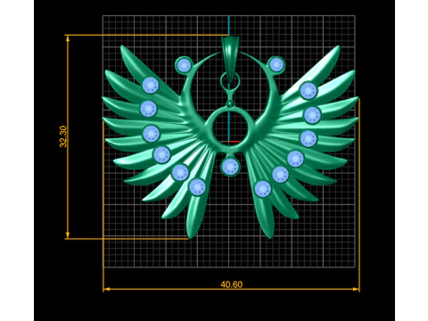 STYLE GOLD PENDANT 3D Print Model