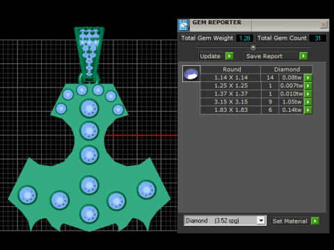 3D GOLD PENDANT 3D 프린트 모델