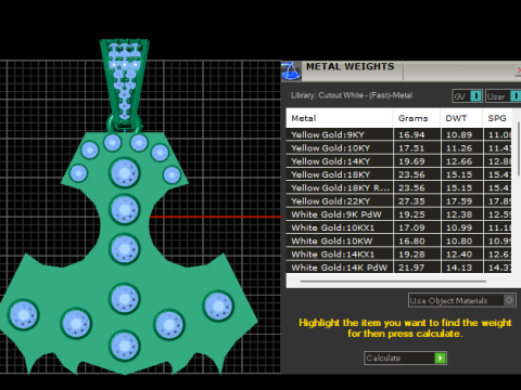 3D GOLD PENDANT 3D 프린트 모델