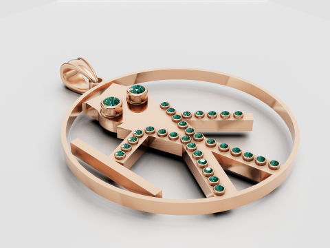 FUNNY MEN PENDANT 3D Print Model