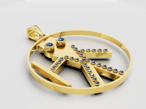 FUNNY MEN PENDANT 3D Print Model
