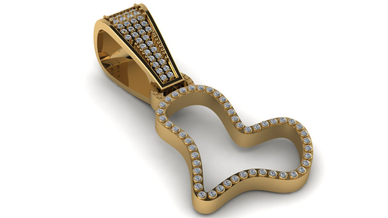 3D SHOES PENDANT 3D 打印模型 .c4d .max .obj .3ds .fbx .stl .blend 