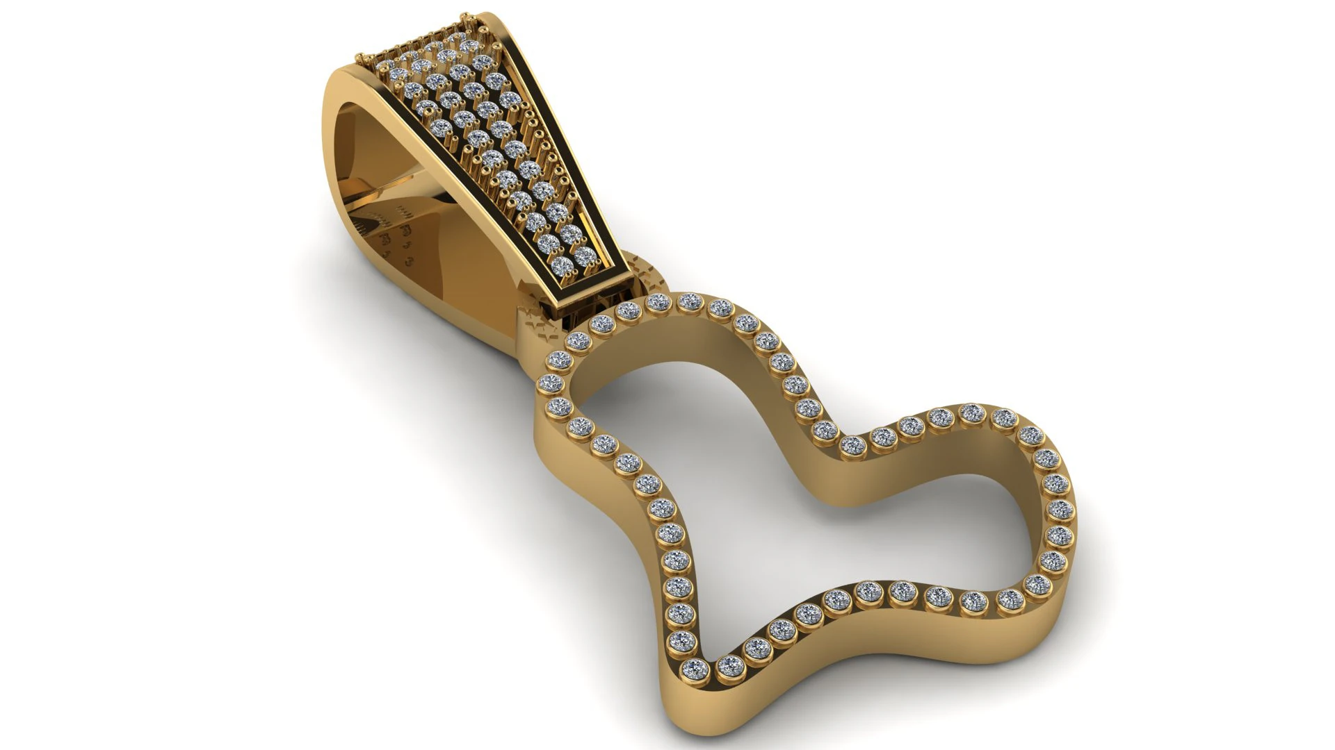 3D SHOES PENDANT 3D Print Model .c4d .max .obj .3ds .fbx .stl .blend