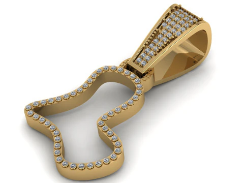 3D SHOES PENDANT 3D Print Model