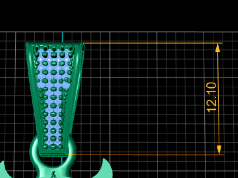 GOLD OWOOL PENDANT 3D Print Model