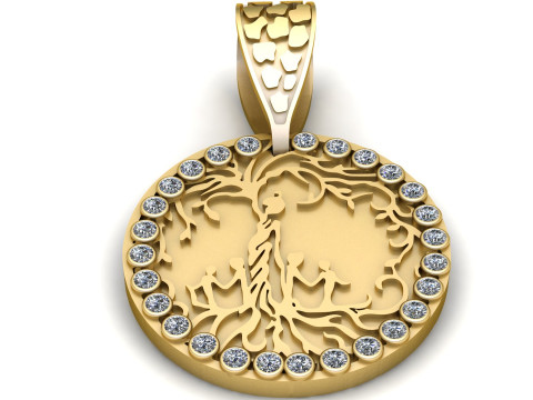 TREE MONSTER PENDANT Modello di stampa 3D