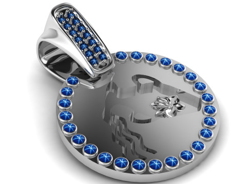 GOLD GIRLS PENDANT 3D Print Model