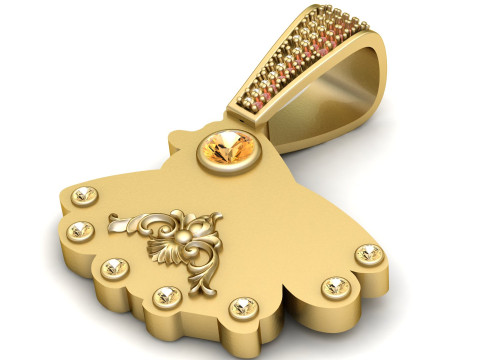 HEN PENDANT 3Dプリントモデル