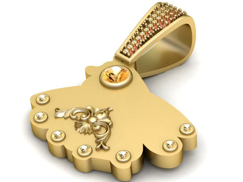 КУЛОН КУРИЦА 3D Принт Модель